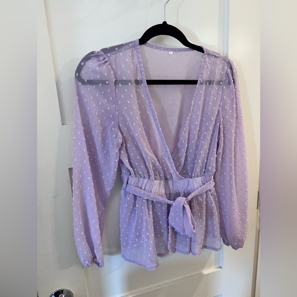 Sheer blouse